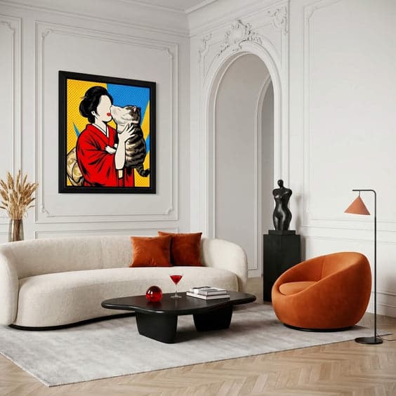 Curated artwork and texture detail 6