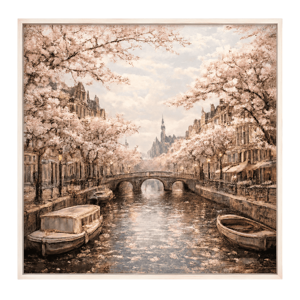 Cherry Blossoms Along the Canal, view 1