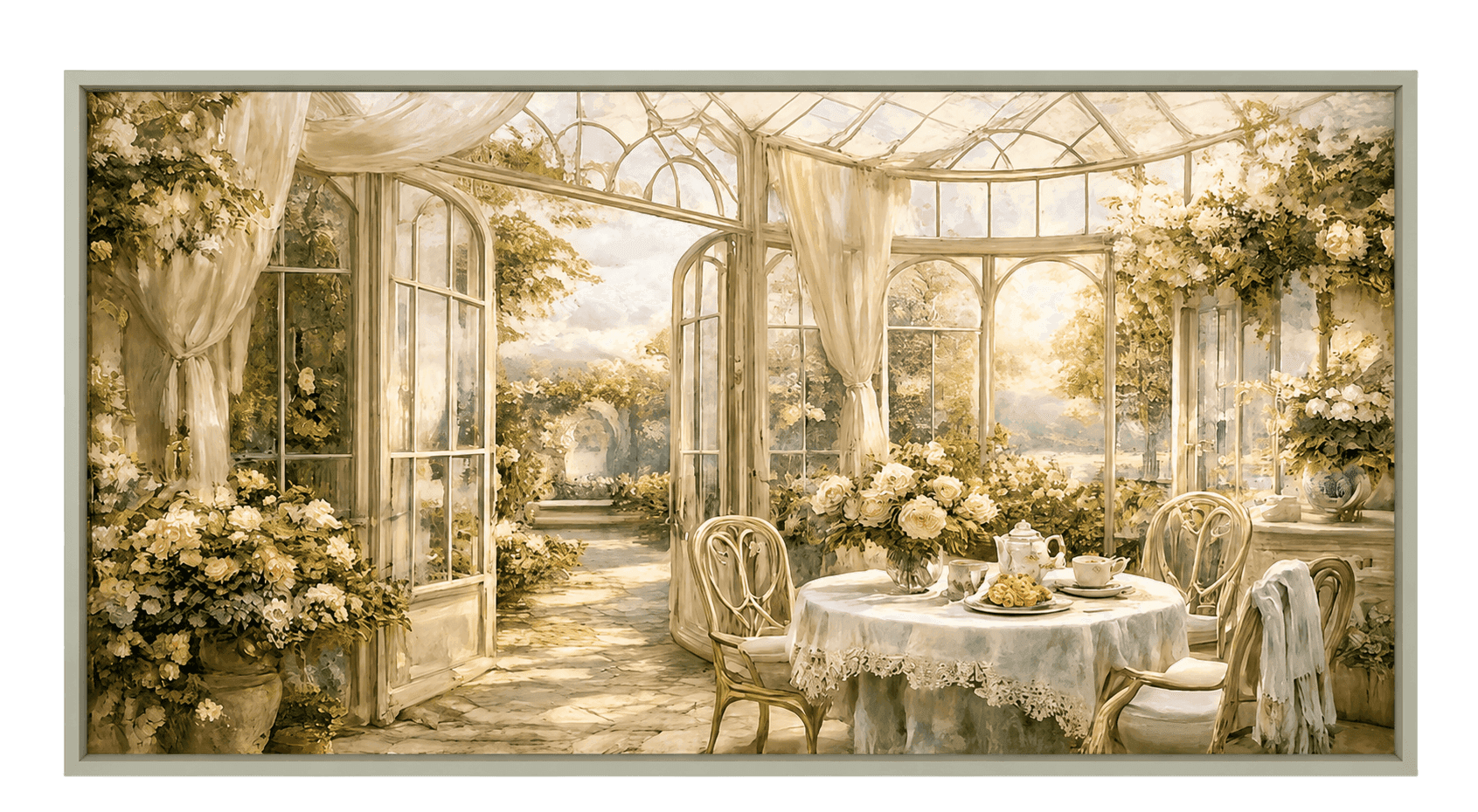 Morning Tea in the Conservatory, view 1