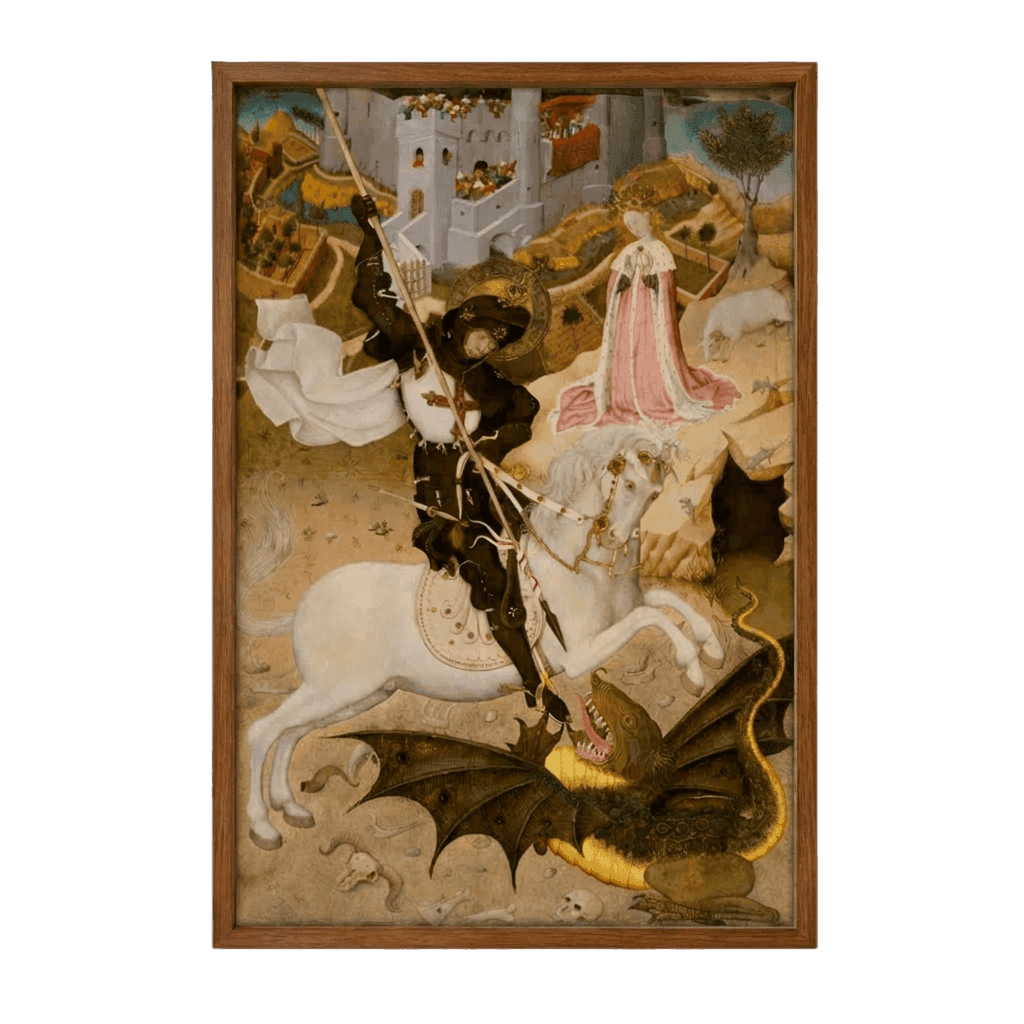 Saint George and the Dragon, view 1