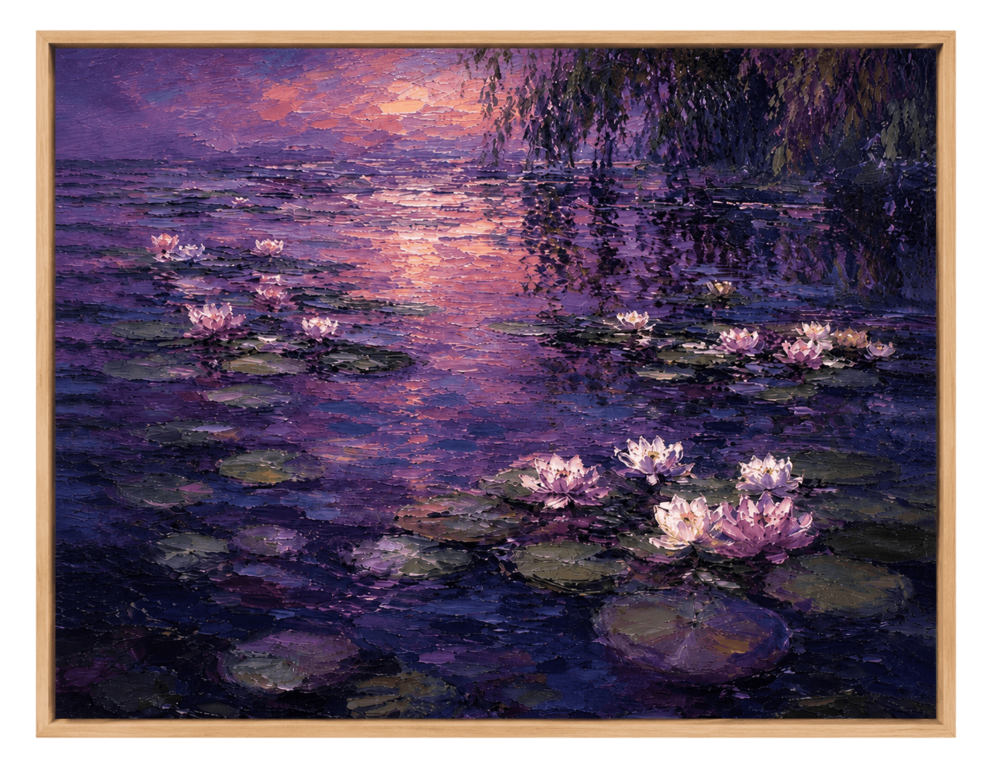 Water Lilies, Evening Reflection, view 1