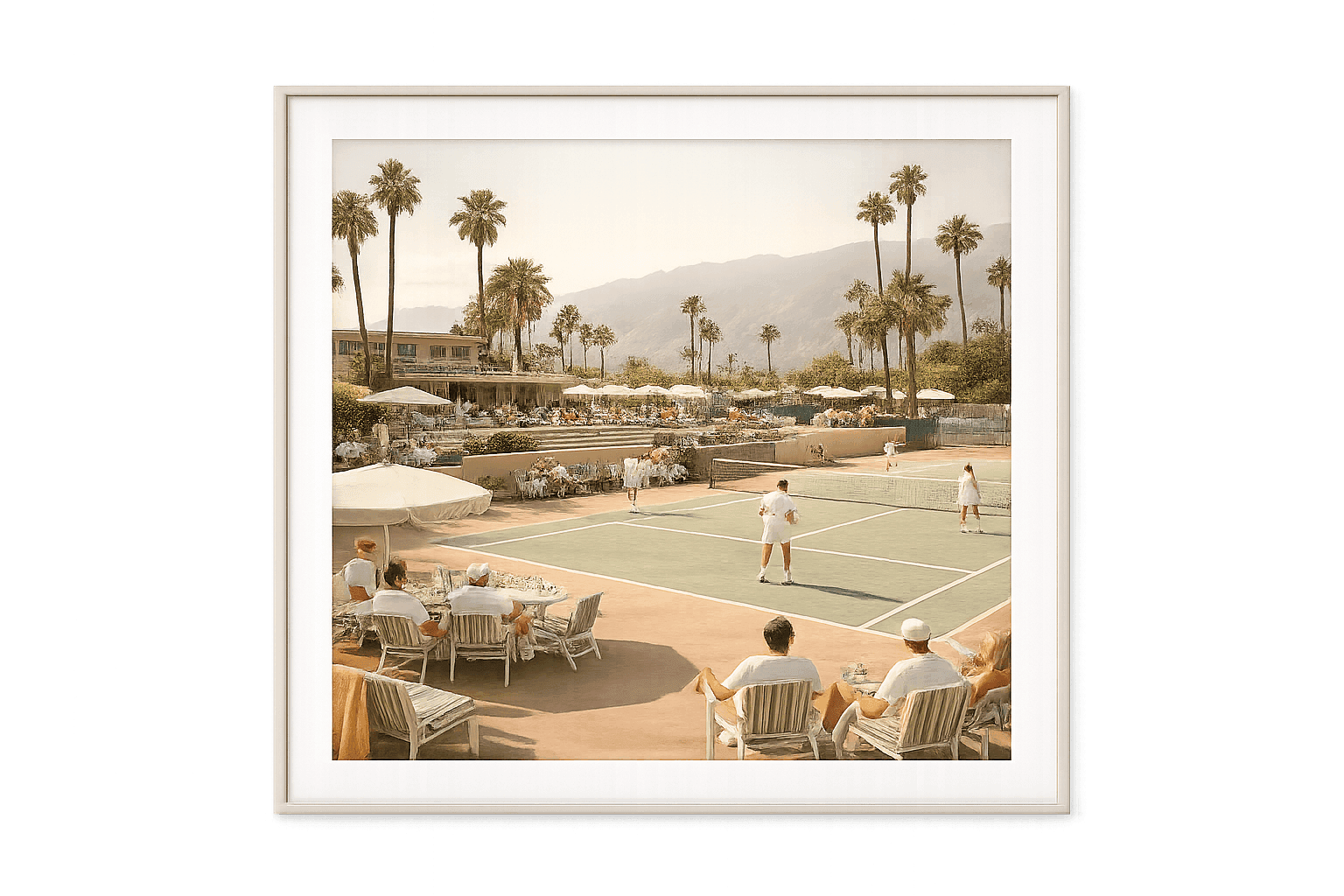 Sunday at the Tennis Club, view 1