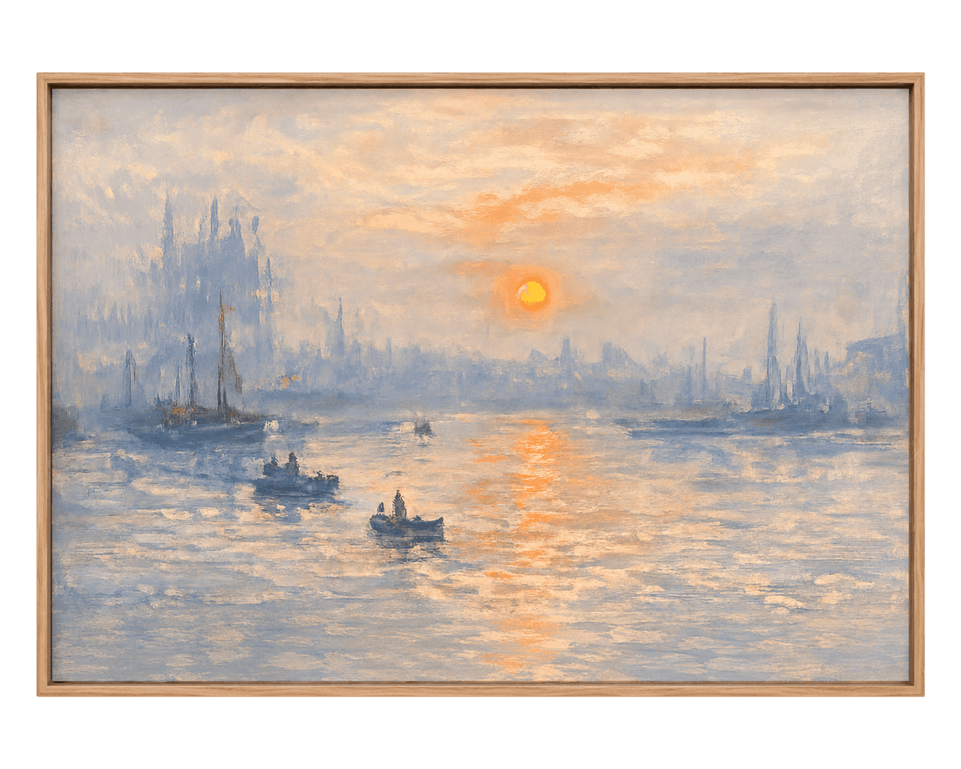 Sunrise Over the Harbor, view 1