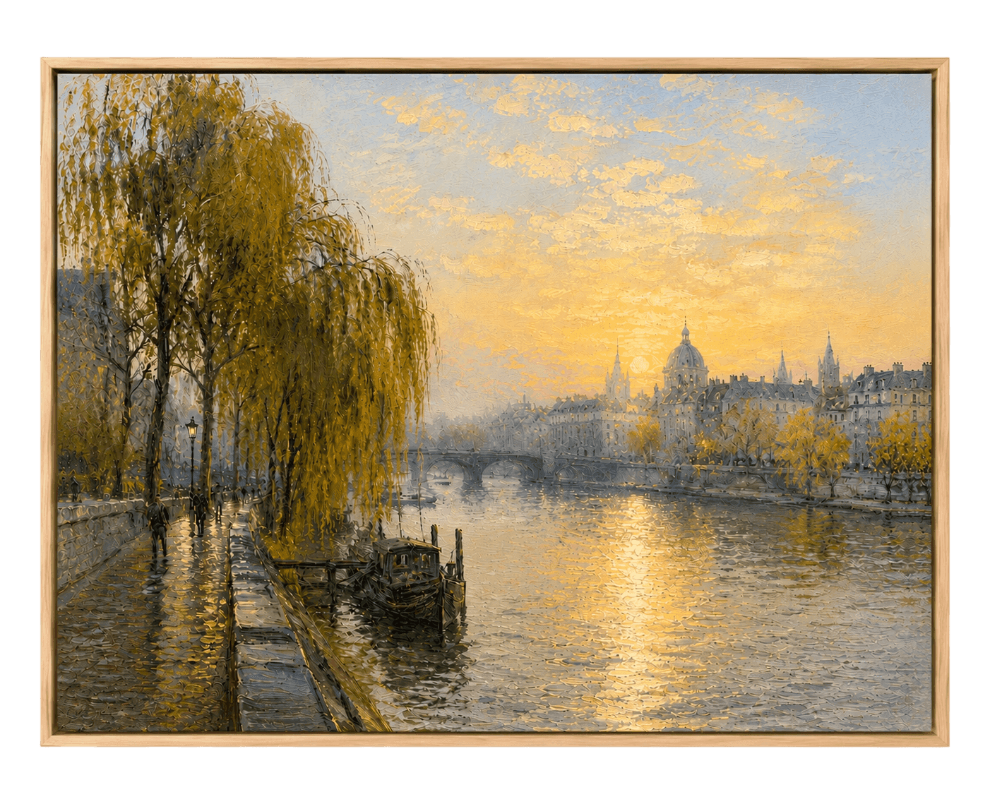 Morning Light on the Seine, view 1