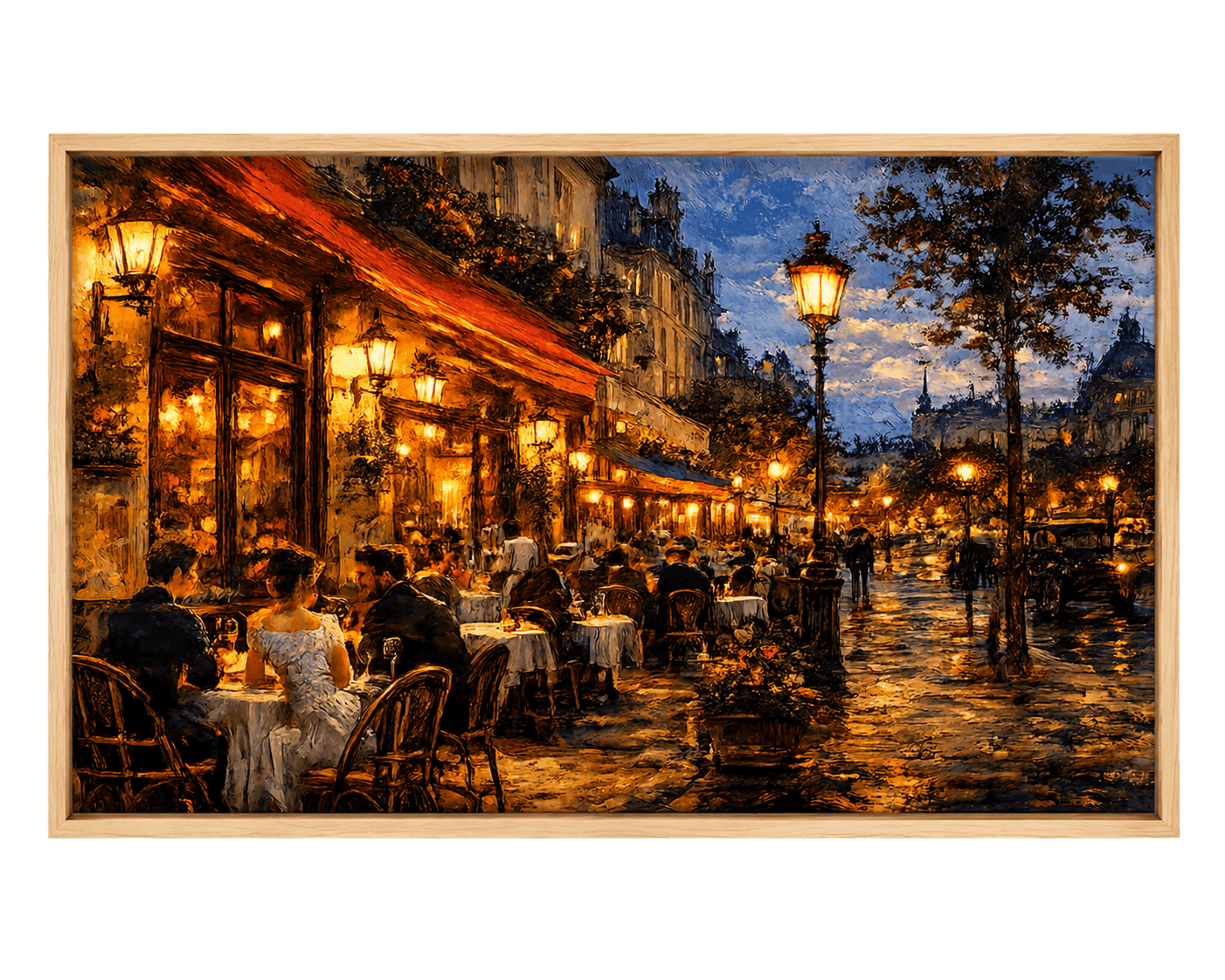 Café Terrace at Twilight, view 1