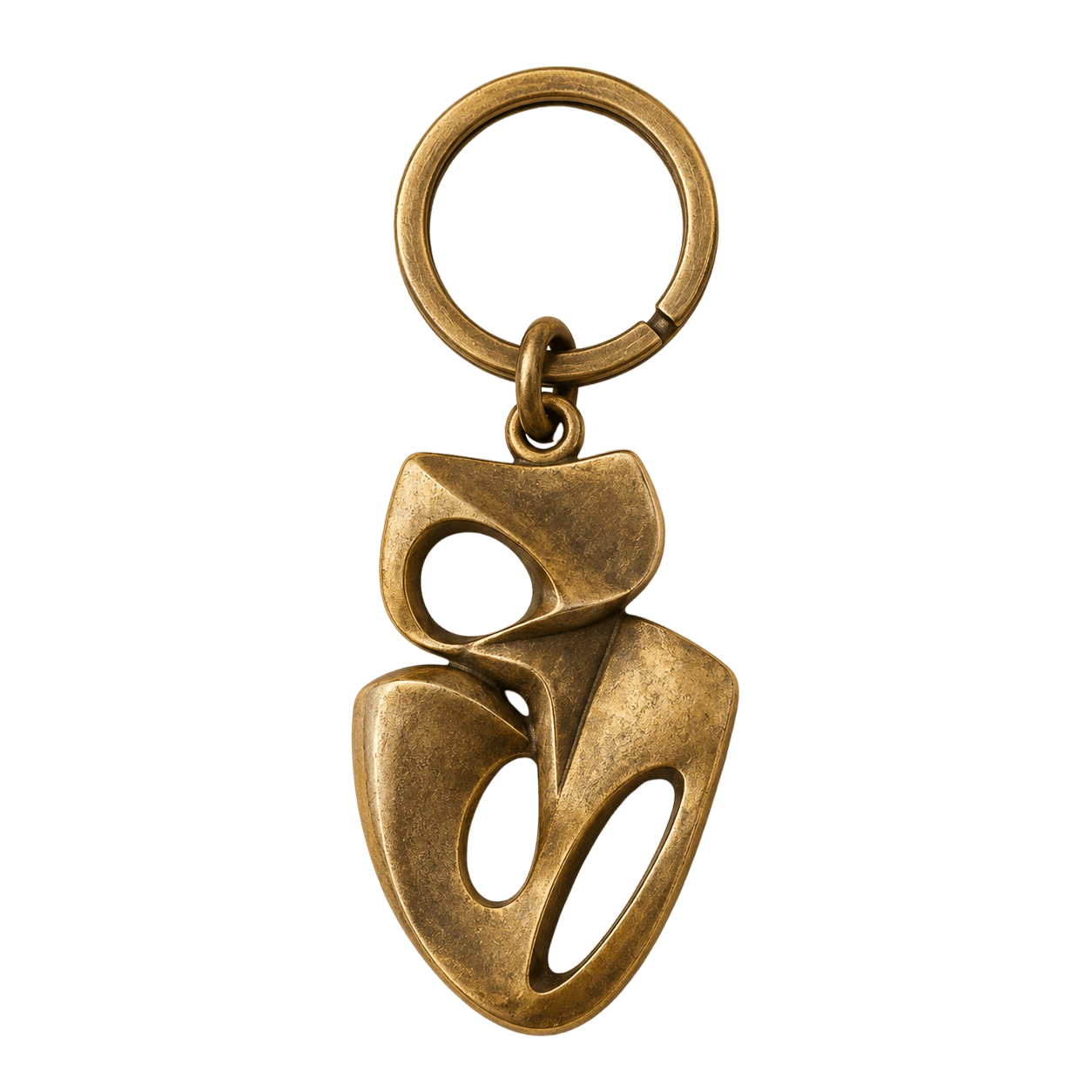 Abstract Shape Keychain, view 1