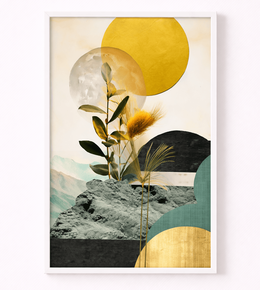 Abstract Mountain Bloom, view 1
