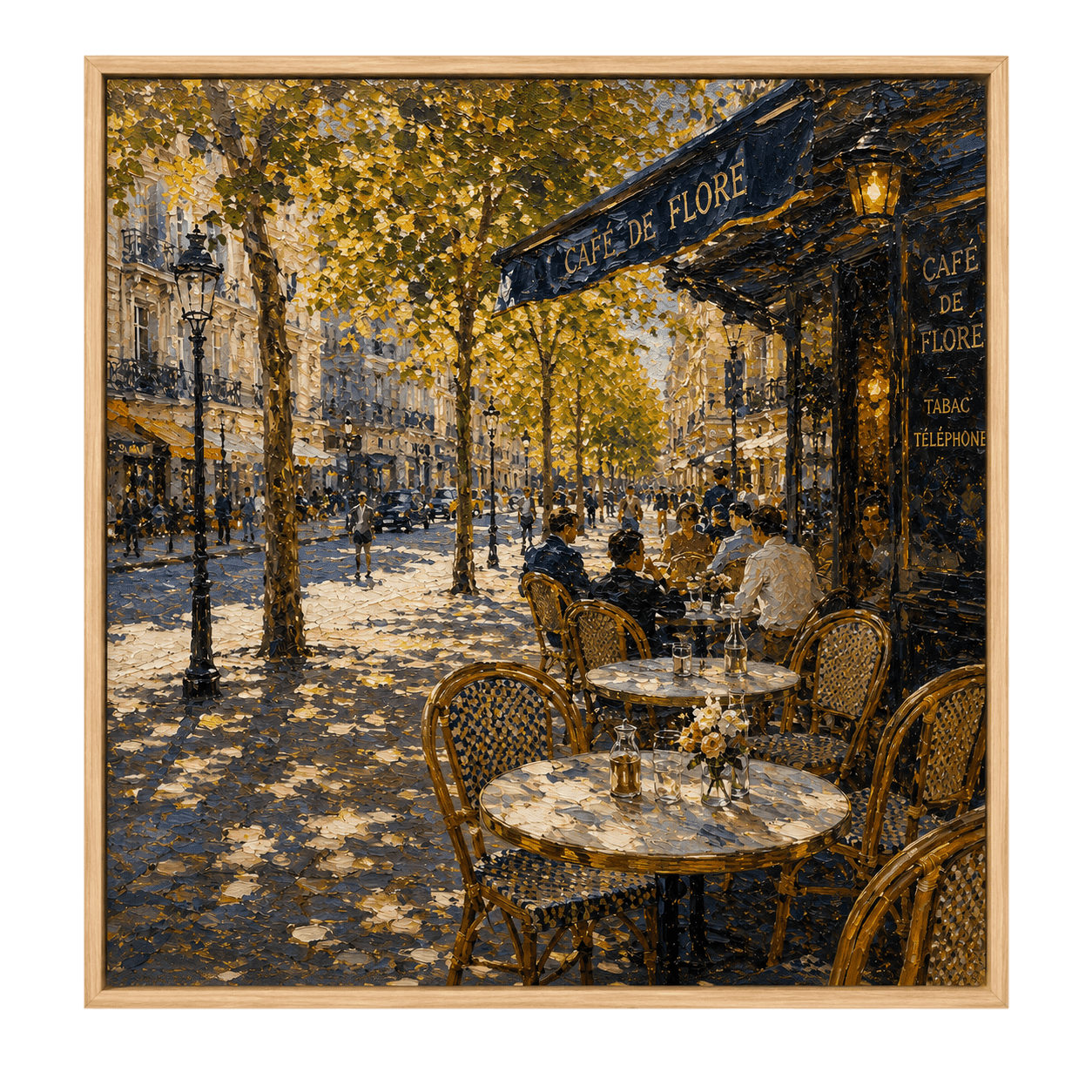 Café Terrace, Late Afternoon, view 1