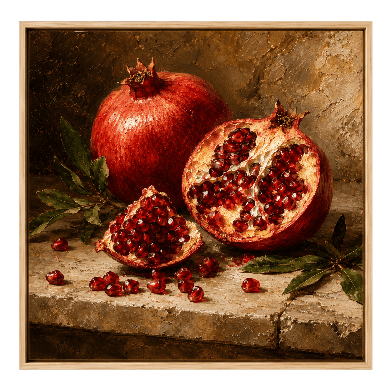Pomegranates, view 1