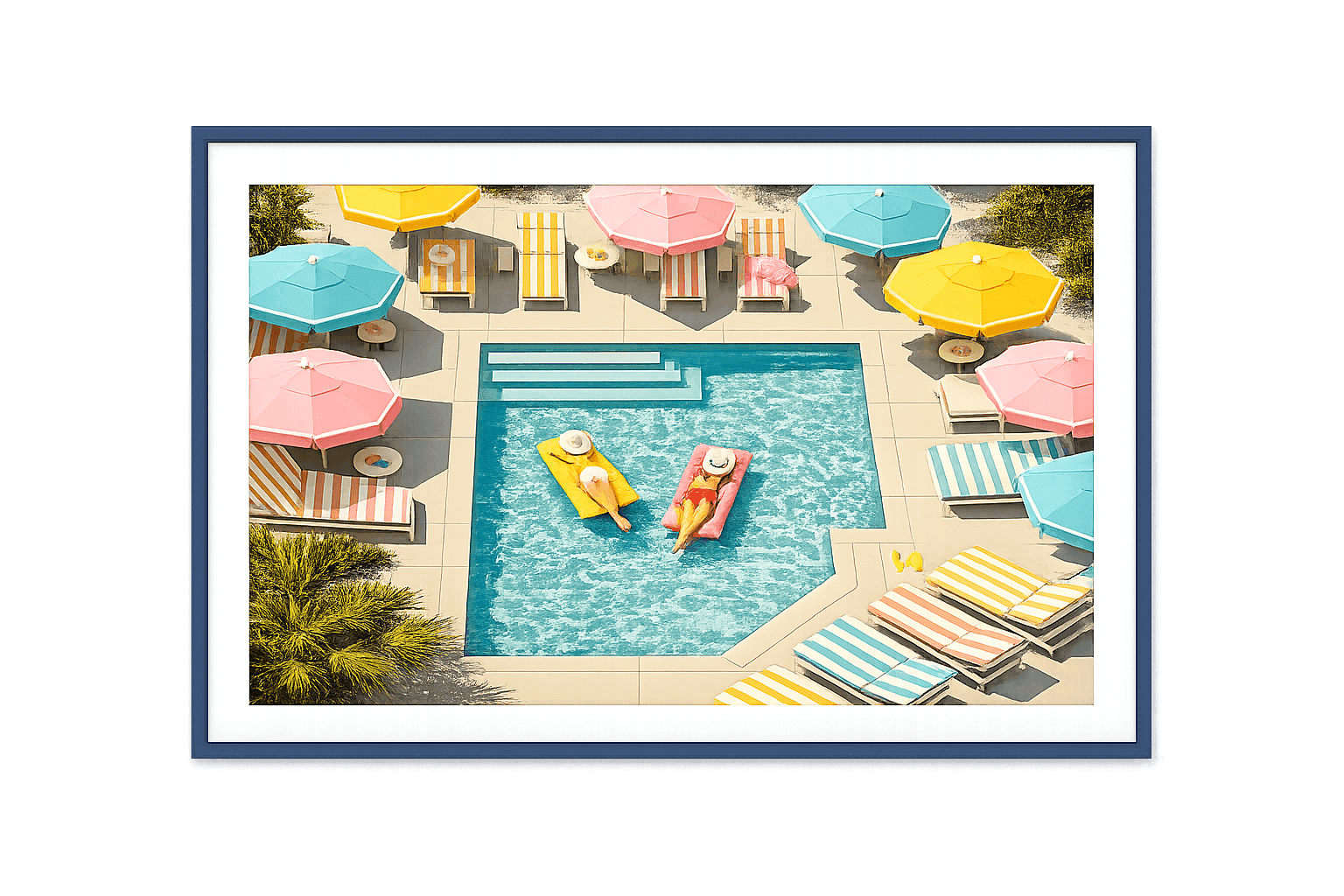 Poolside Geometry, view 1