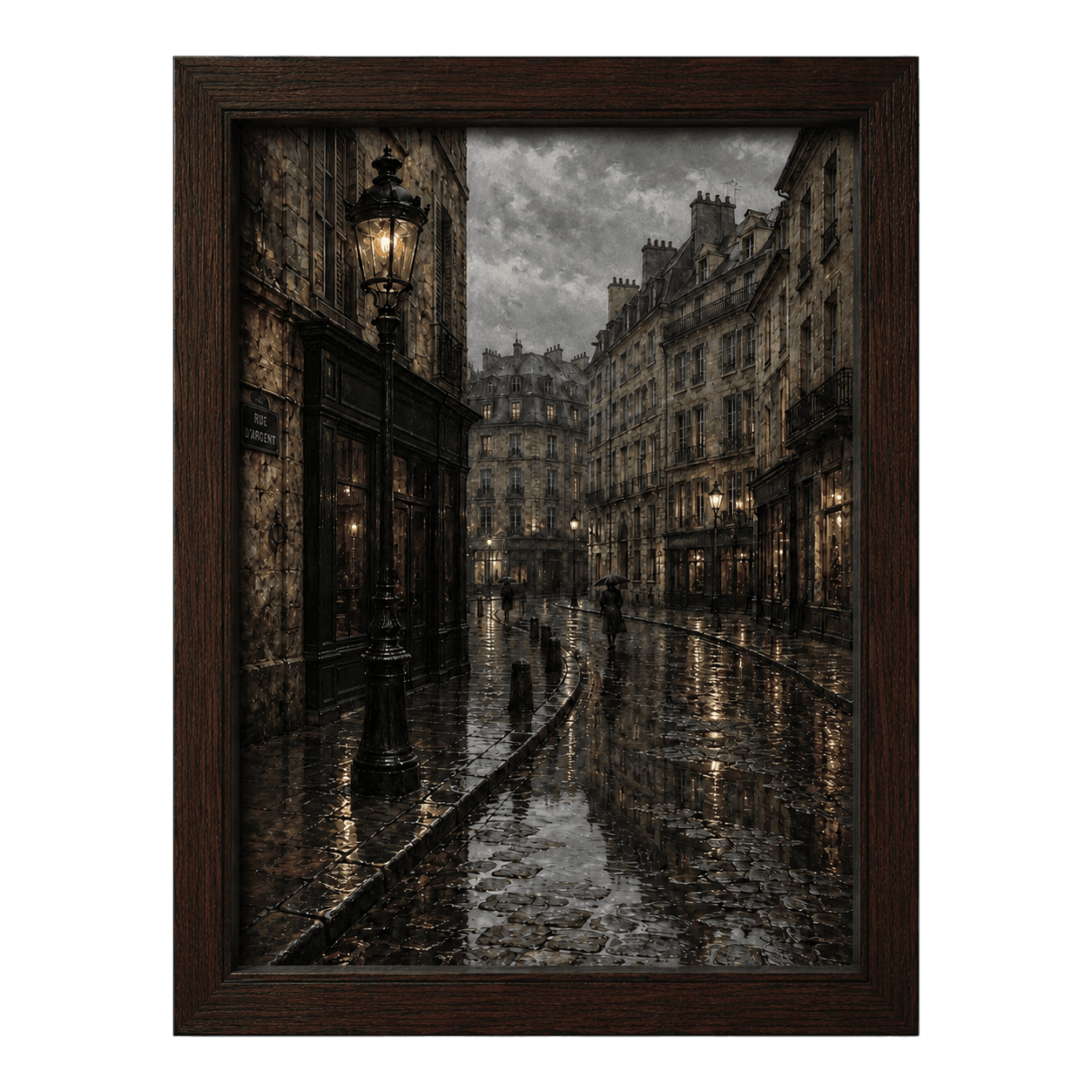 Rain on the Cobblestones, view 1