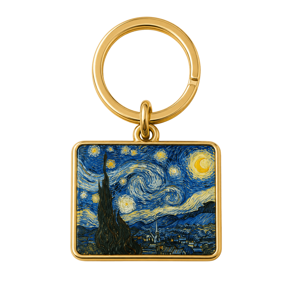 Mini "Starry Night" Keychain, view 1
