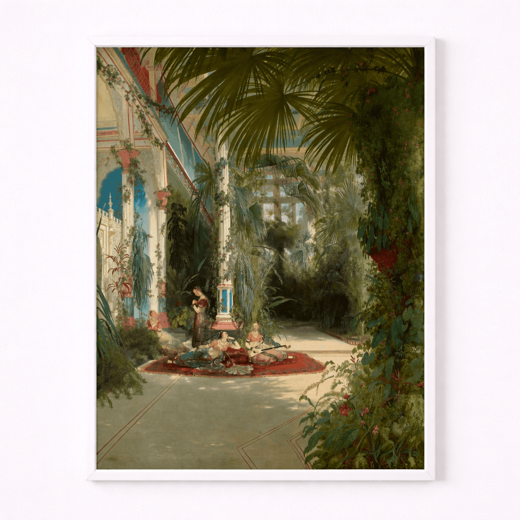 The Interior of the Palm House on the Pfaueninsel Near Potsdam, view 1