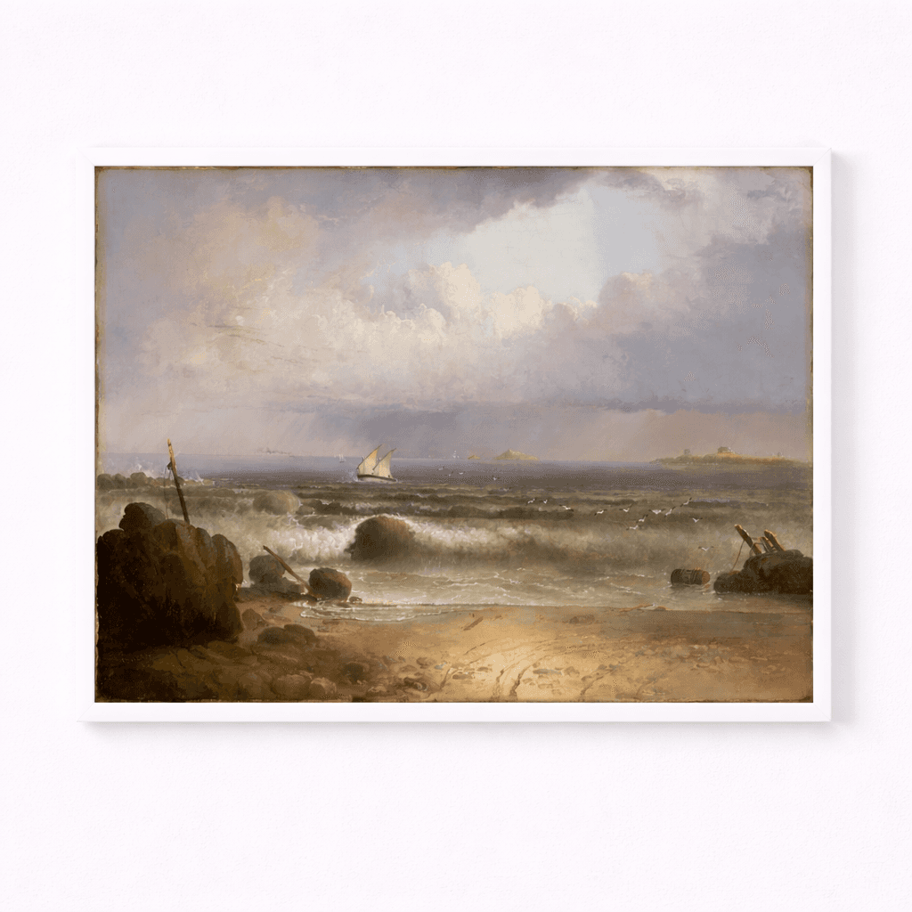 Coming Squall (Nahant Beach with a Summer Shower), view 1