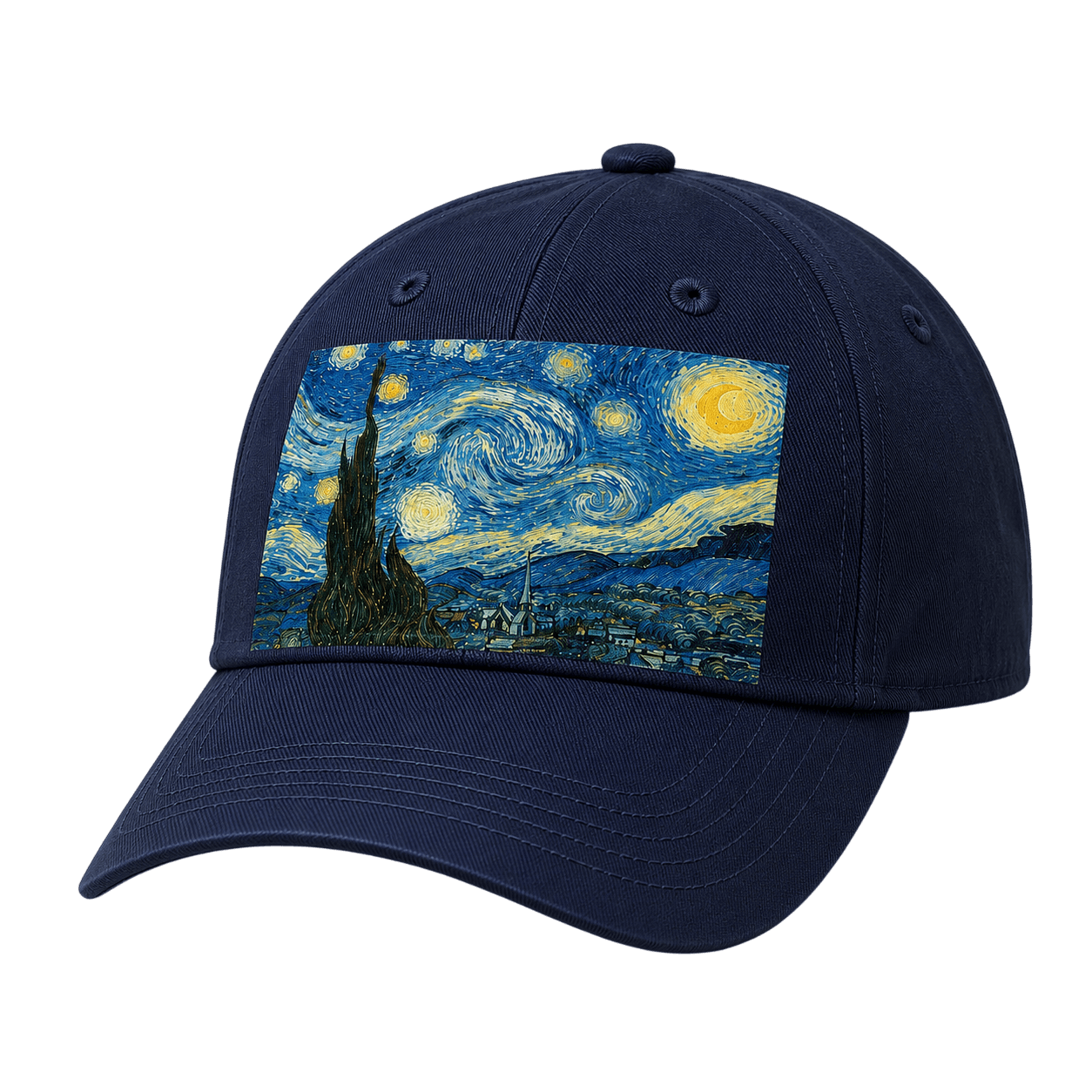 Van Gogh Print Cap, view 1